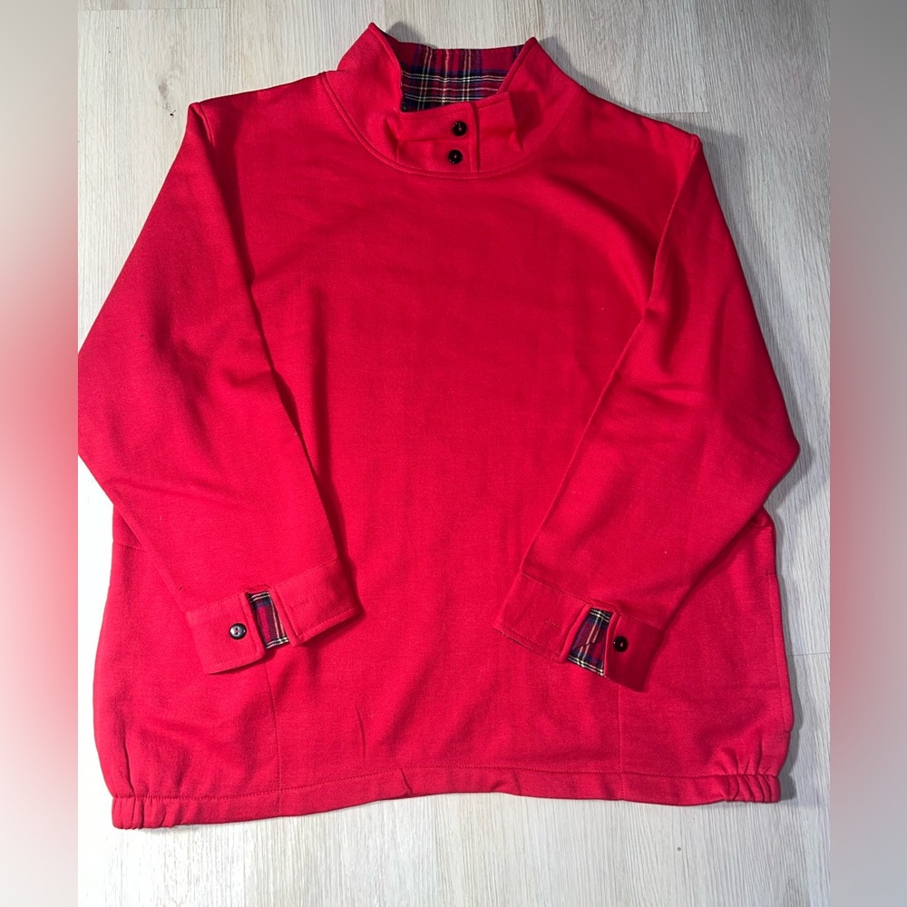 Metropolitan Red Sweatshirt Size(1x)